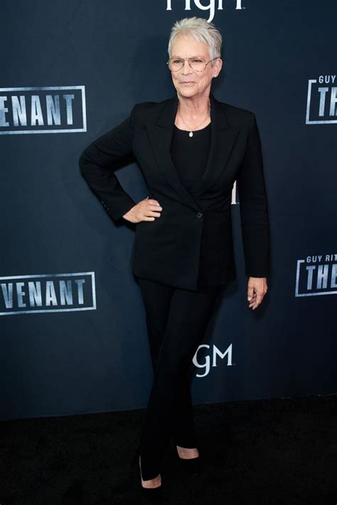 jamie lee curtis sexy|Jamie Lee Curtis, 64, Poses in Blazer and Fishnets in Sultry Pic